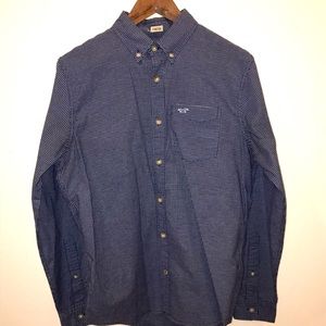 MENS HOLLISTER LS BUTTON DOWN